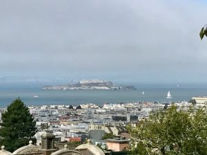 Blick auf Alcatraz.